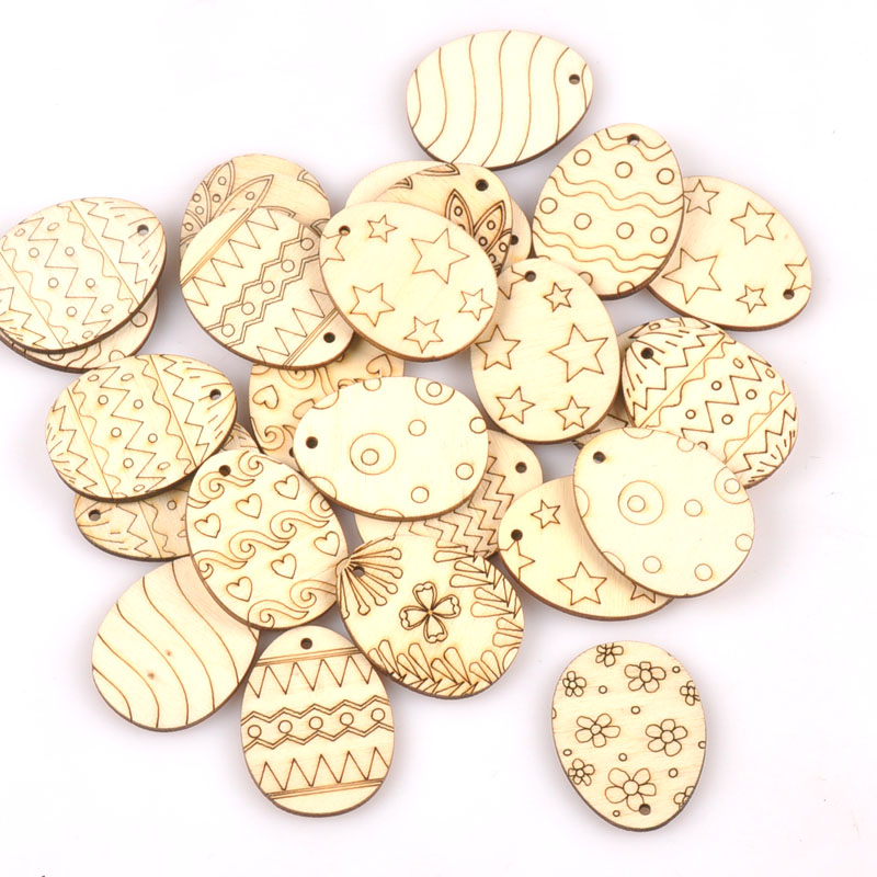 Embellishments For Scrapbooking - 25 sztuk mieszane jajko wielkanocne rzemiosło