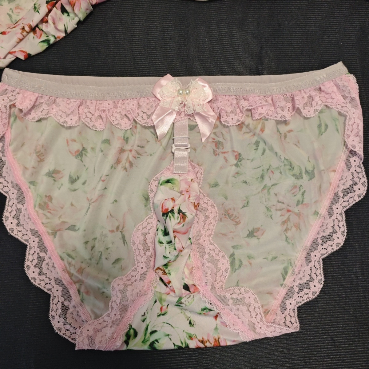Elastic Lace Trim - Ręcznie robione, kwiatowe, seksowne, urocze męskie