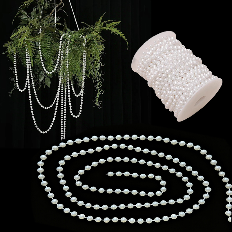 5 Metrów/Zestaw Biały Łańcusze – Pearl Trim Chain recenzja i cena
