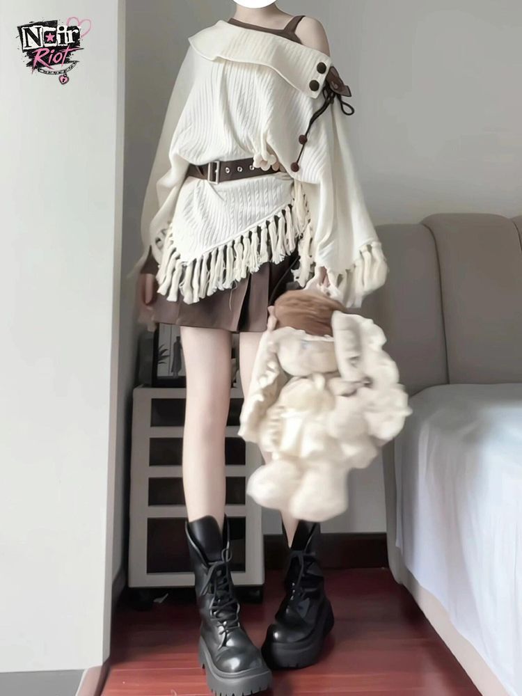 Japoński Vintage Mori Kei 2-cz – Tassel Fringe Trim recenzja i cena