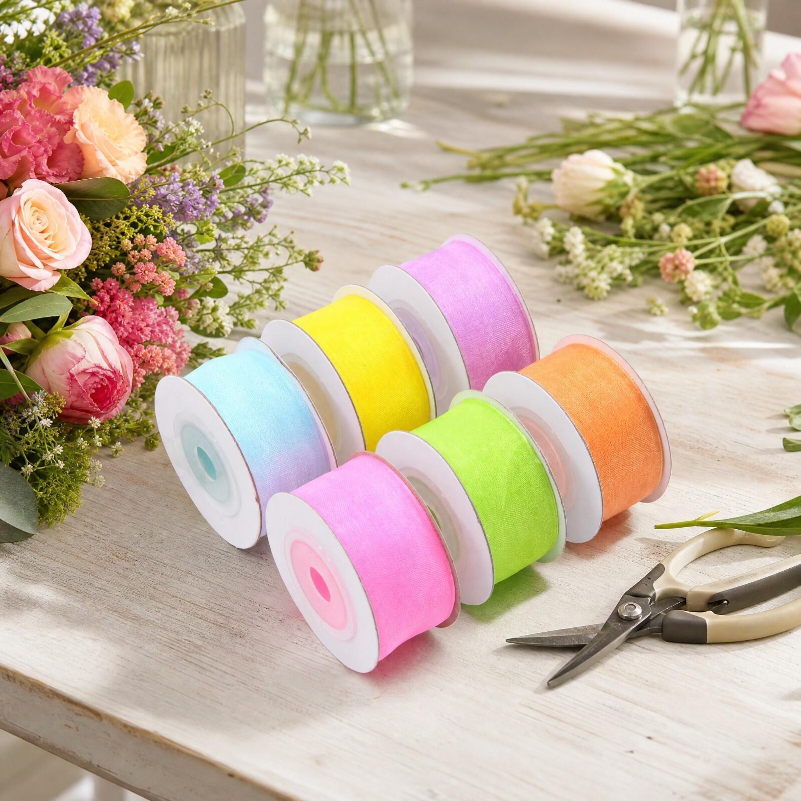 Przezroczysta, ozdobna szpula  – Organza Ribbon Spool recenzja i cena