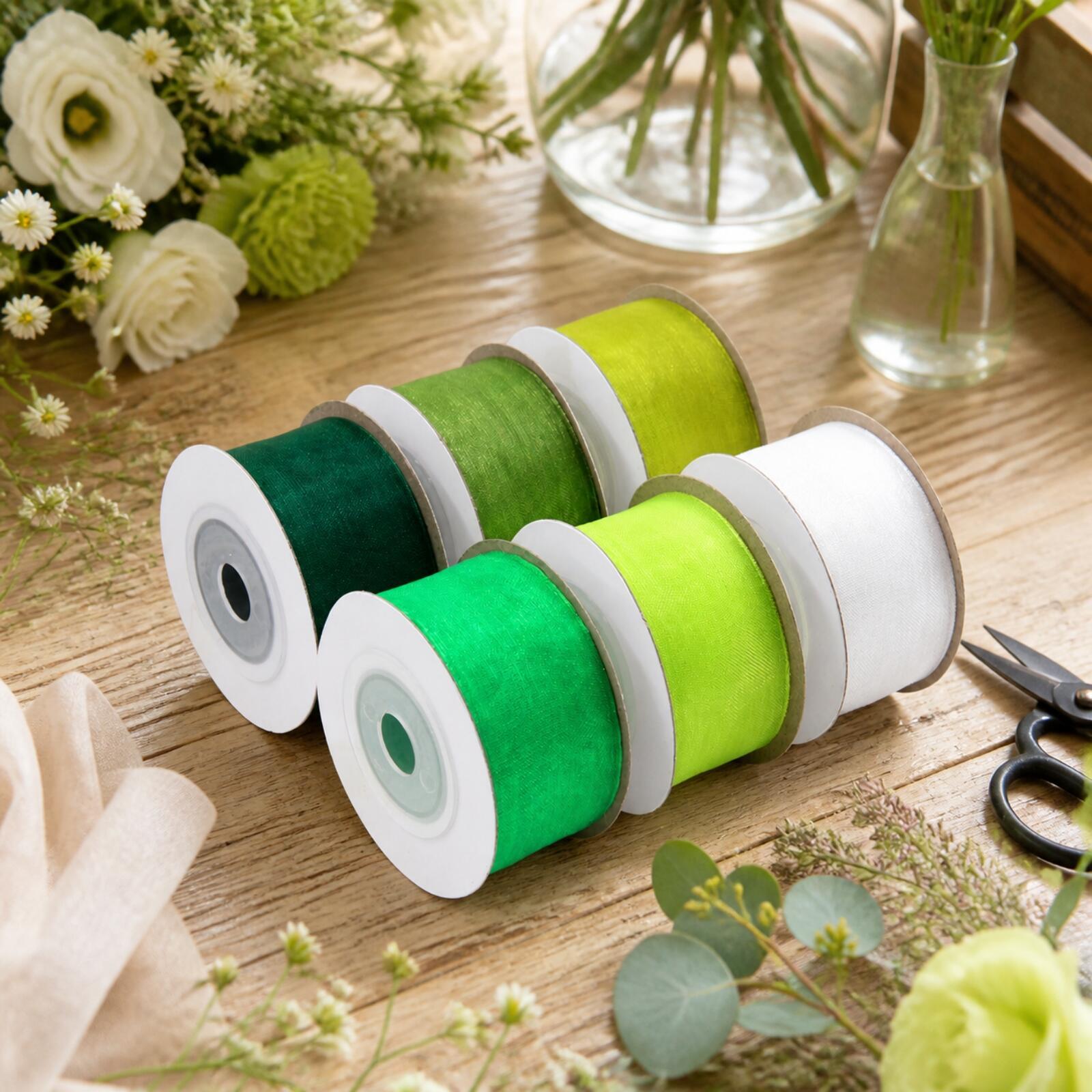 Przezroczysta, ozdobna szpula  – Organza Ribbon Spool recenzja i cena