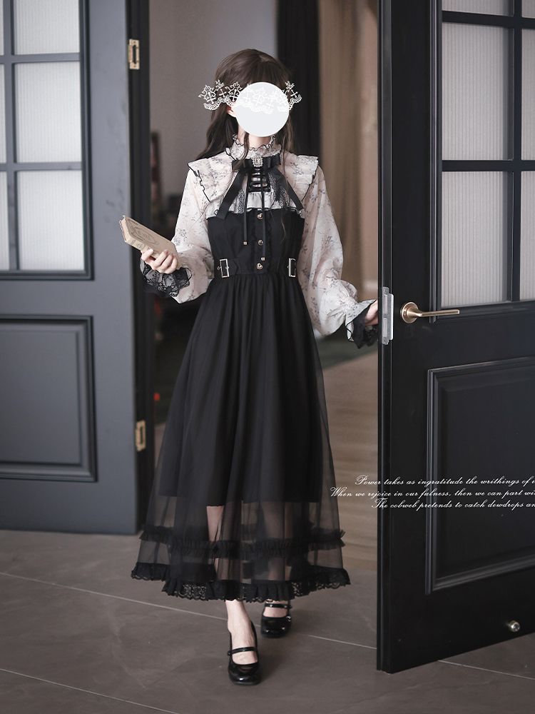 Francuska sukienka w stylu vin – Elastic Lace Trim recenzja i cena