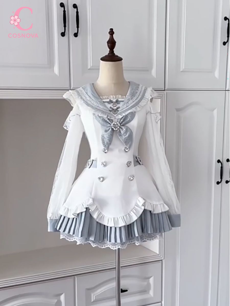 Słodka sukienka w stylu Lolita – Elastic Lace Trim recenzja i cena