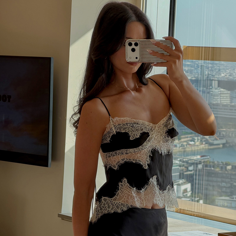 Dwuczęściowy zestaw spódnicowy – Elastic Lace Trim recenzja i cena